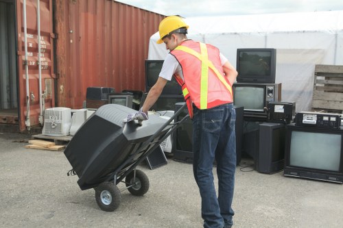 Recycling and eco-friendly disposal during flat clearance